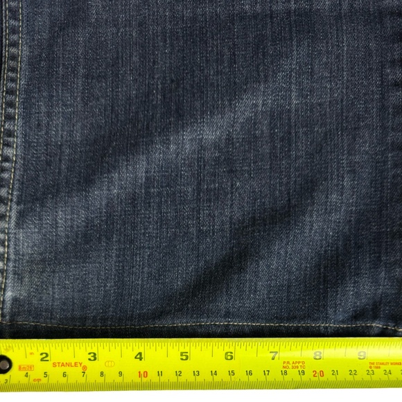 Tommy Hilfiger Men's Blue Denim Jeans, Size 36, Classic Straight Fit, Pre-Owned - Picture 8 of 9